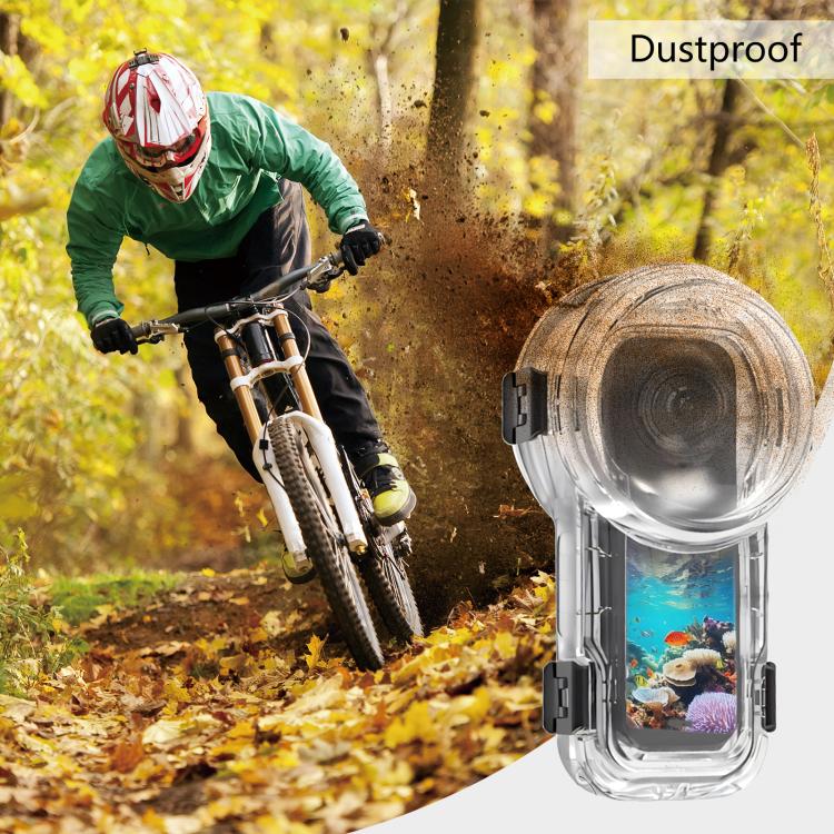Estuche de buceo sellado e impermeable PULUZ de liberación rápida para Insta360 X5, resistente al agua hasta 60 m., Quick Release Diving Case