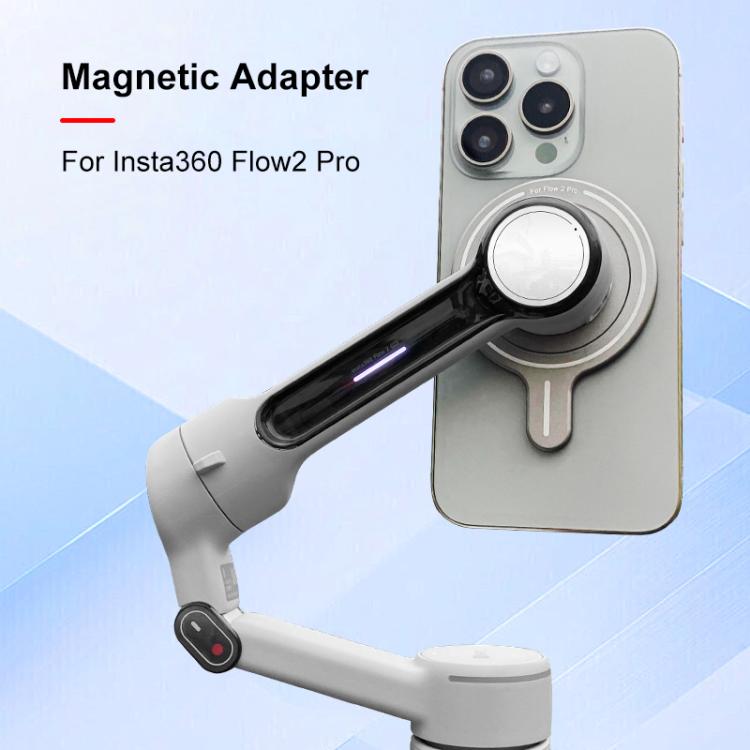 Adaptador de soporte magnético para teléfono PULUZ para Insta360 Flow 2 Pro