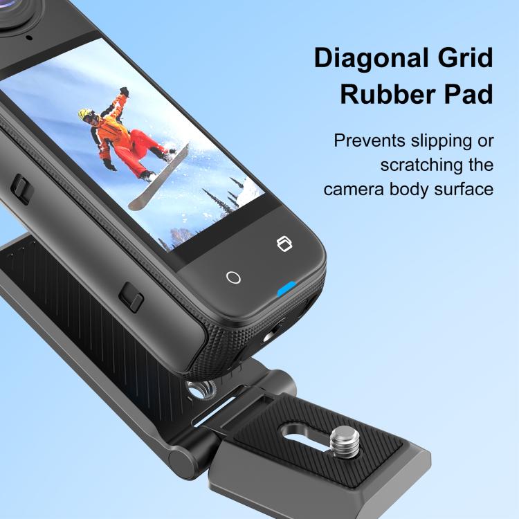 Soporte magnético plegable PULUZ con base en forma de L para Insta360 X4 / X5 / DJI Pocket 3, For Insta360 X4 / X5 / DJI Pocket 3