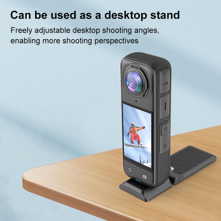 Soporte magnético plegable PULUZ con base en forma de L para Insta360 X4 / X5 / DJI Pocket 3, For Insta360 X4 / X5 / DJI Pocket 3