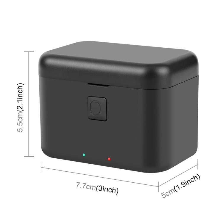 Caja de carga para baterías duales PULUZ para Insta360 X5 y estuche para guardar la batería y la tarjeta de memoria., For Insta360 X5 Batteries Charging Box