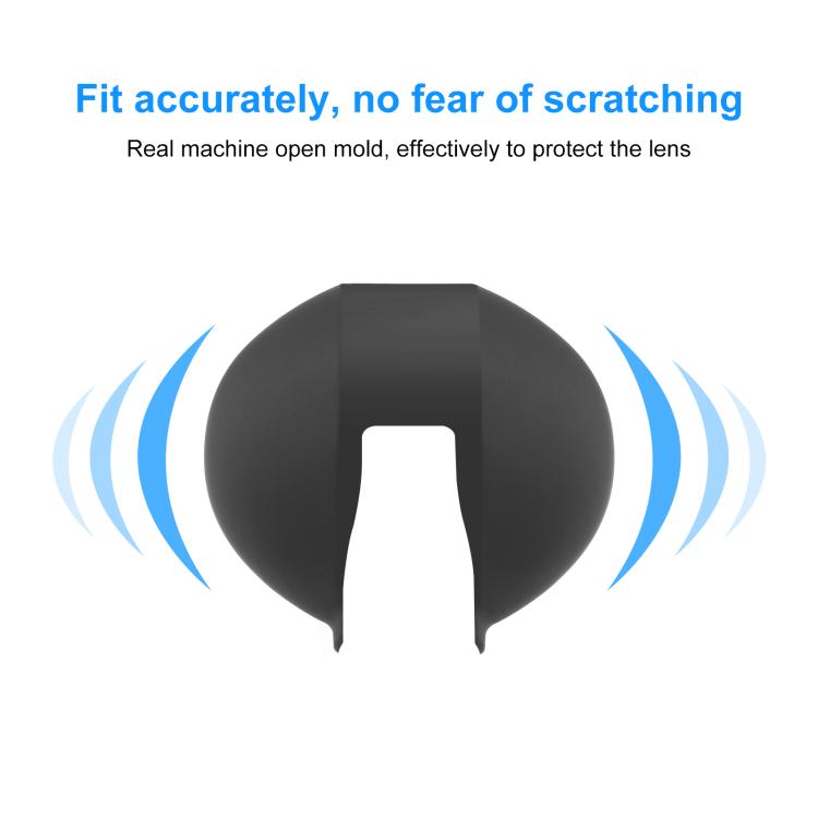 Funda protectora de silicona para lente Insta360 X5 PULUZ Invisible Dive Case Lens Guard, For Insta360 X5