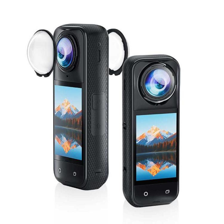 Funda protectora de policarbonato para la lente giratoria PULUZ de Insta360 X5., Rotating PC Lens Guard