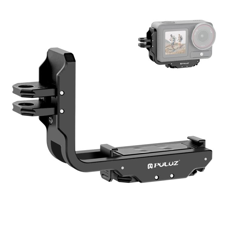 Soporte magnético en L de metal de liberación rápida para disparo vertical y horizontal PULUZ para DJI Osmo Action 5 Pro / 4 / 3, For DJI Osmo Action 5 Pro / 4