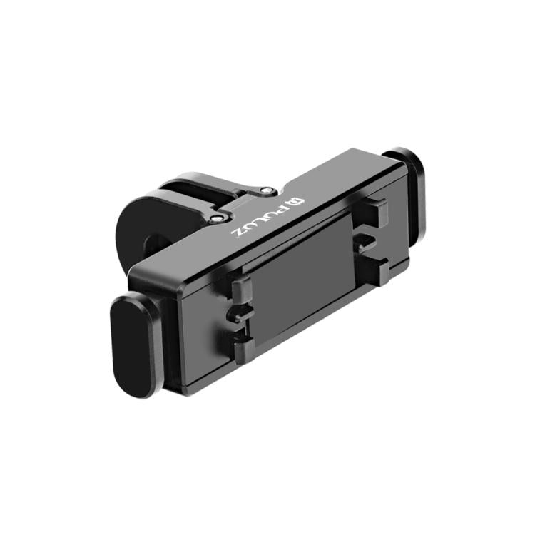 Adaptador de base de liberación rápida de aluminio aeronáutico PULUZ para Insta360 X5 / Ace Pro / Pro 2, Aluminum Quick Release Base