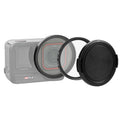 Adaptador de filtro de lente UV PULUZ de 52 mm con tapa para lente para Insta360 Ace Pro 2, For Insta360 Ace Pro 2 Filter Adapter Ring