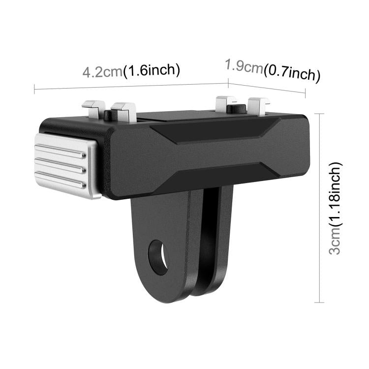 Soporte de base magnética de liberación rápida PULUZ para Insta360 X5 / Ace / Ace Pro