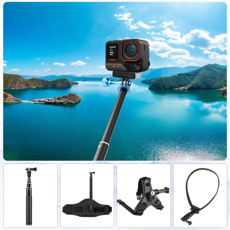 Soporte de base magnética de liberación rápida PULUZ para Insta360 X5 / Ace / Ace Pro