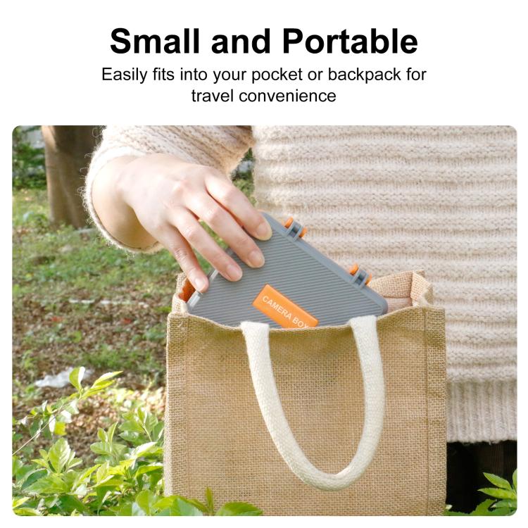 Maleta de transporte rígida e impermeable PULUZ para DJI Osmo Action 5 Pro / 4 / 3, caja de almacenamiento protectora para exteriores.