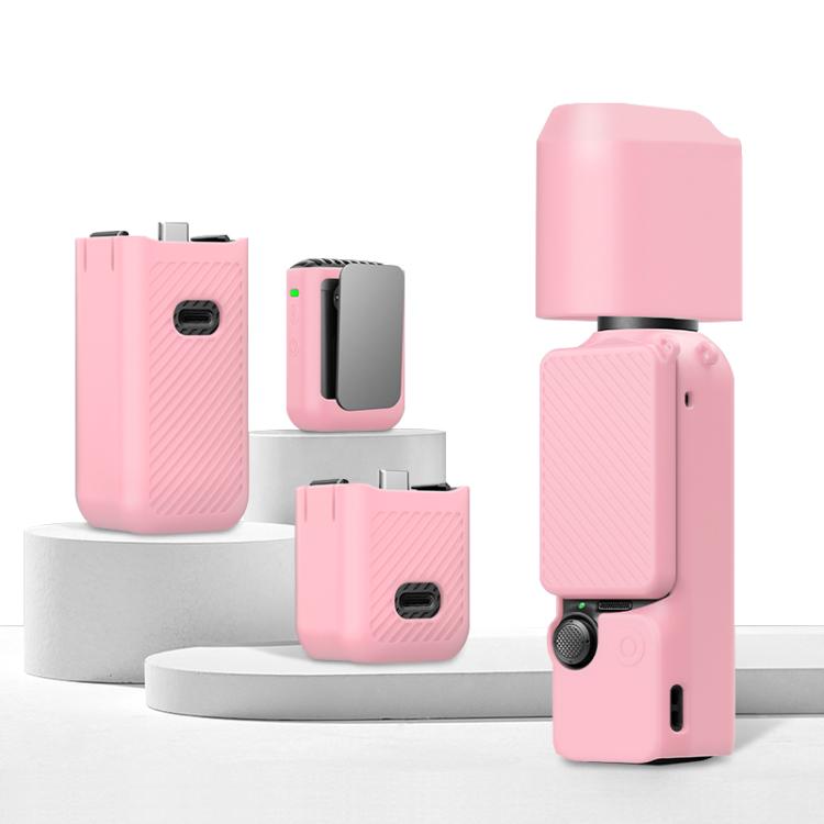 Funda de silicona TPU PULUZ 6 en 1 para cuerpo, lente, mango, pantalla y micrófono, para DJI OSMO Pocket 3