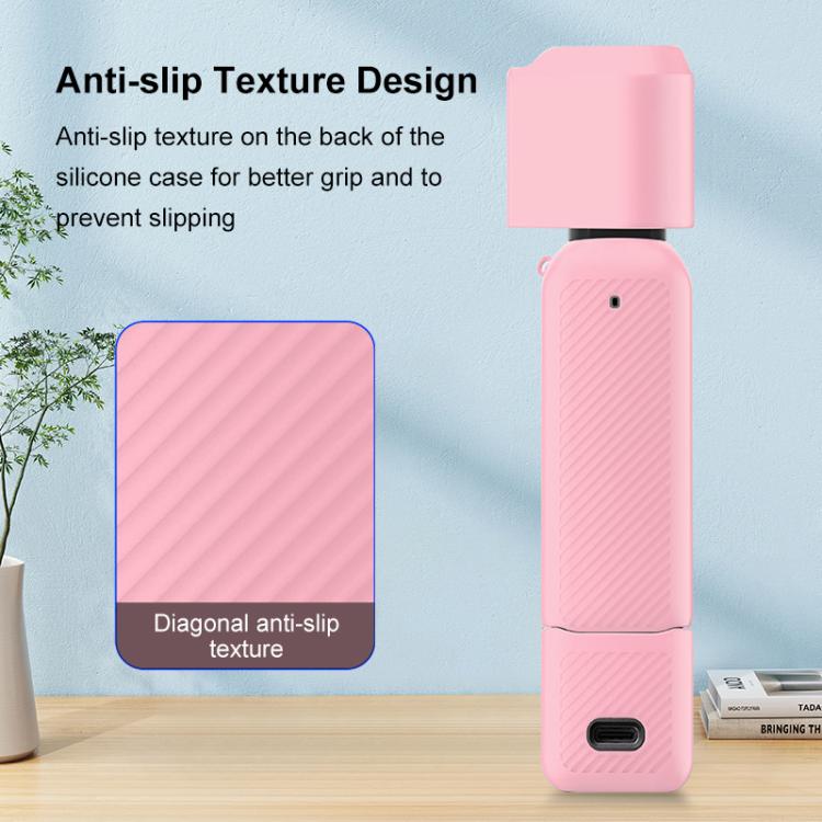 Funda de silicona TPU PULUZ 6 en 1 para cuerpo, lente, mango, pantalla y micrófono, para DJI OSMO Pocket 3