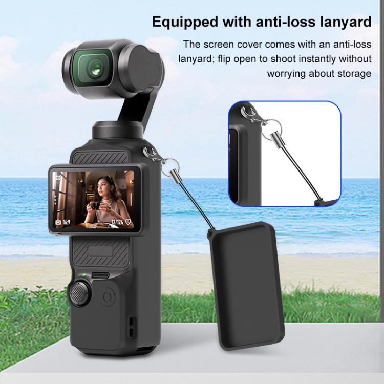 Funda de silicona TPU PULUZ 6 en 1 para cuerpo, lente, mango, pantalla y micrófono, para DJI OSMO Pocket 3