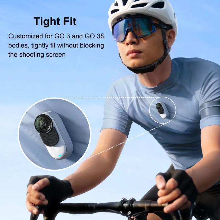 Junta de espuma para parabrisas con reducción de ruido PULUZ de 6 piezas para Insta360 GO 3 / 3S, For Insta360 GO 3 / 3S
