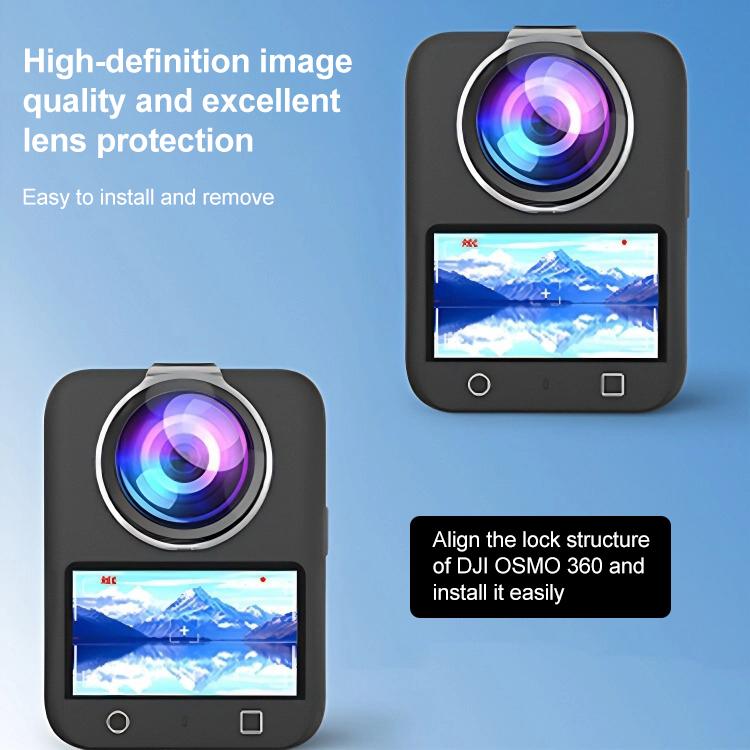 Cubierta protectora de PC para lente PULUZ para DJI Osmo 360, Lens Guard