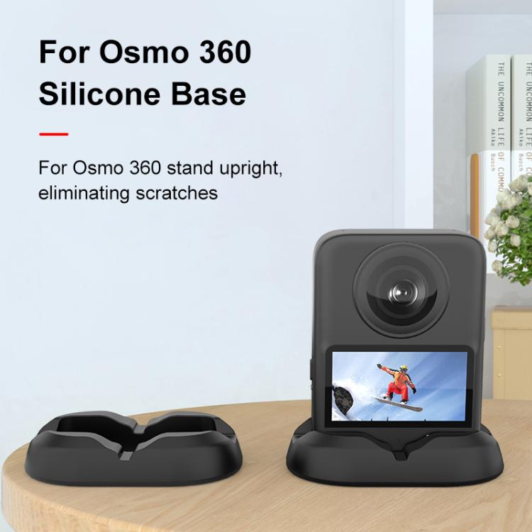 Soporte de base de silicona PULUZ para DJI Osmo 360, Desktop Silicone Base