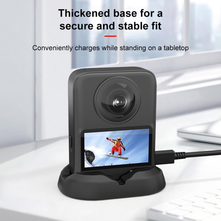 Soporte de base de silicona PULUZ para DJI Osmo 360, Desktop Silicone Base