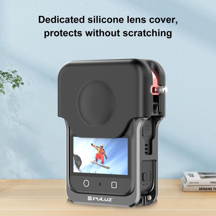 Para DJI Osmo 360 PULUZ, jaula protectora de aleación de aluminio con marco de expansión y tapa de lente., Protective Cage