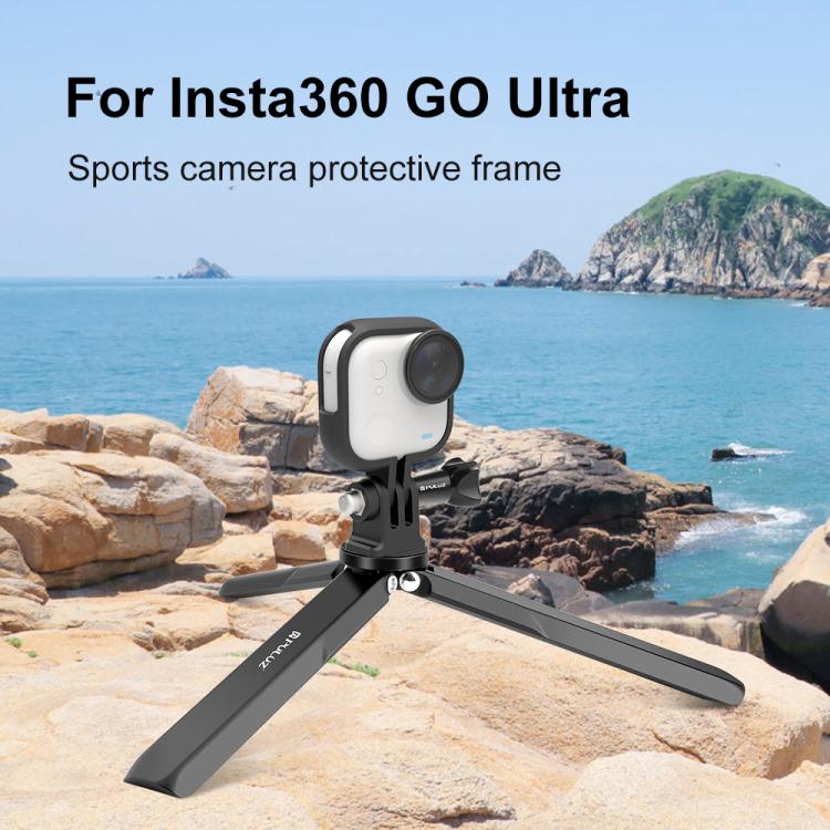 Base adaptadora de marco de plástico para PC PULUZ para Insta360 GO Ultra, Plastic Frame