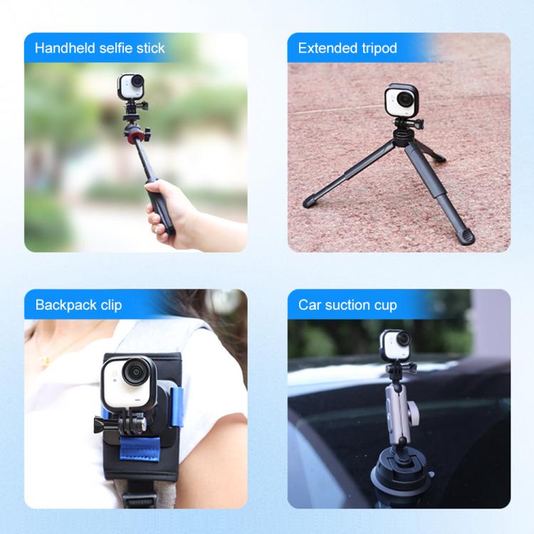 Base adaptadora de marco de plástico para PC PULUZ para Insta360 GO Ultra, Plastic Frame