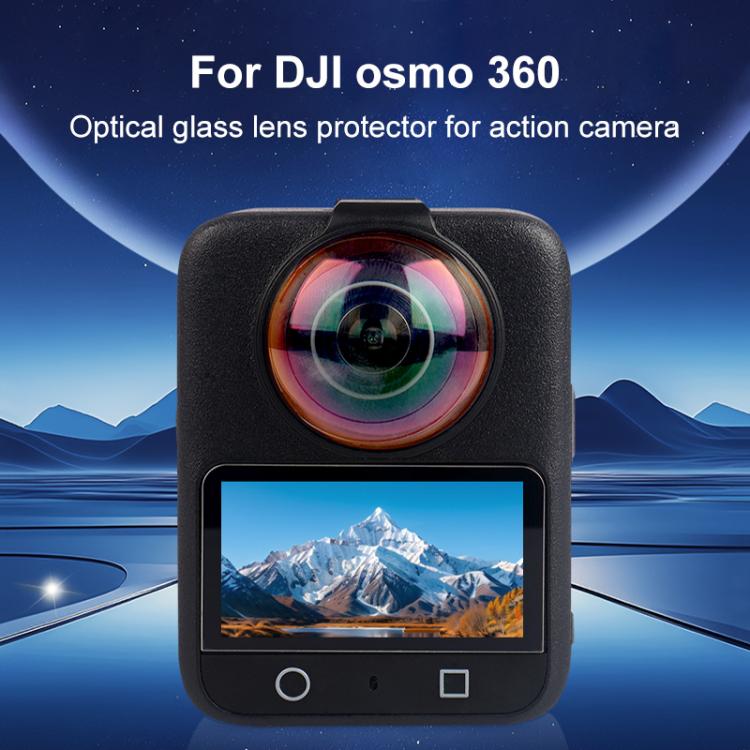 Protector de lente de cristal templado óptico PULUZ para DJI Osmo 360