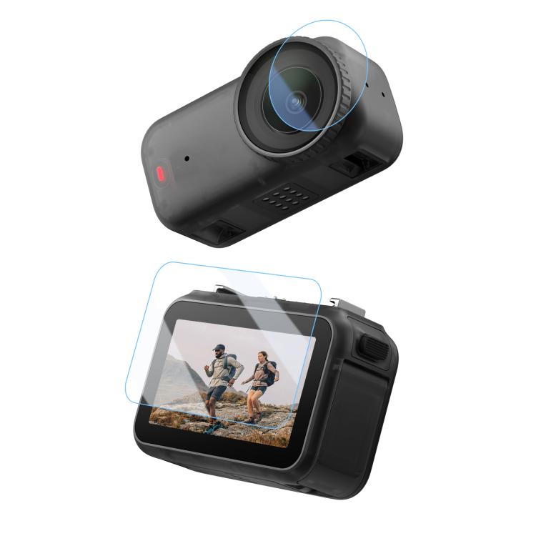 Protector de pantalla de vidrio templado PULUZ con película de hidrogel para lente para DJI Osmo Nano, For DJI Osmo Nano