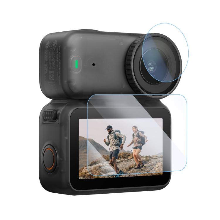 Protector de pantalla de vidrio templado PULUZ con película de hidrogel para lente para DJI Osmo Nano, For DJI Osmo Nano