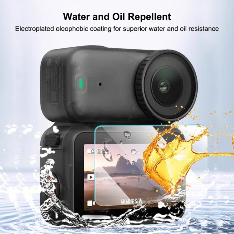 Protector de pantalla de vidrio templado PULUZ con película de hidrogel para lente para DJI Osmo Nano, For DJI Osmo Nano