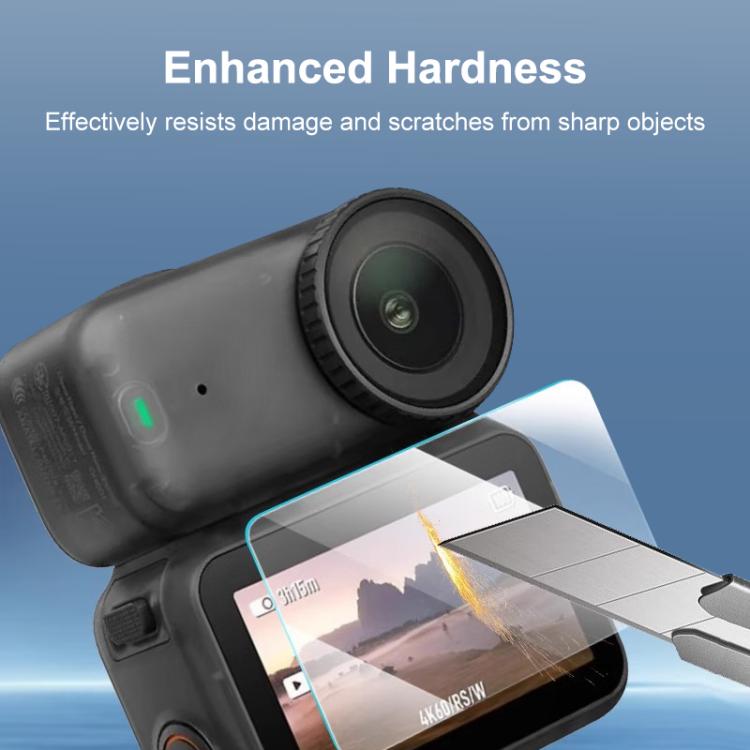 Protector de pantalla de vidrio templado PULUZ con película de hidrogel para lente para DJI Osmo Nano, For DJI Osmo Nano