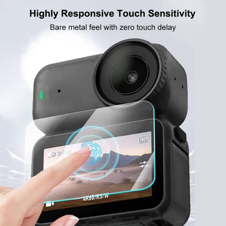 Protector de pantalla de vidrio templado PULUZ con película de hidrogel para lente para DJI Osmo Nano, For DJI Osmo Nano