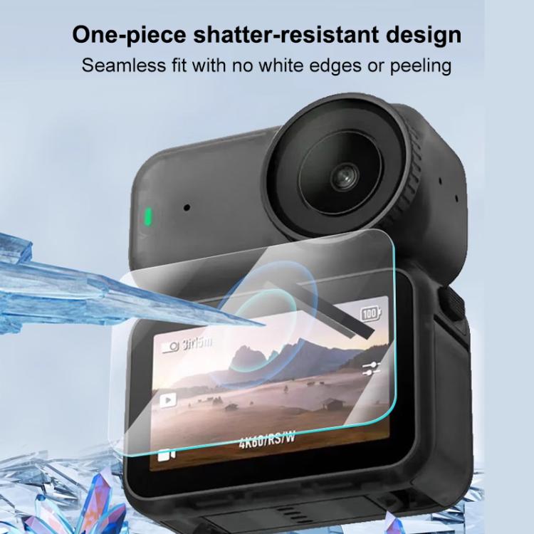 Protector de pantalla de vidrio templado PULUZ con película de hidrogel para lente para DJI Osmo Nano, For DJI Osmo Nano