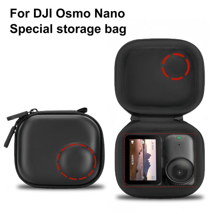 Bolsa de almacenamiento rígida portátil de EVA PULUZ Mini para DJI Osmo Nano