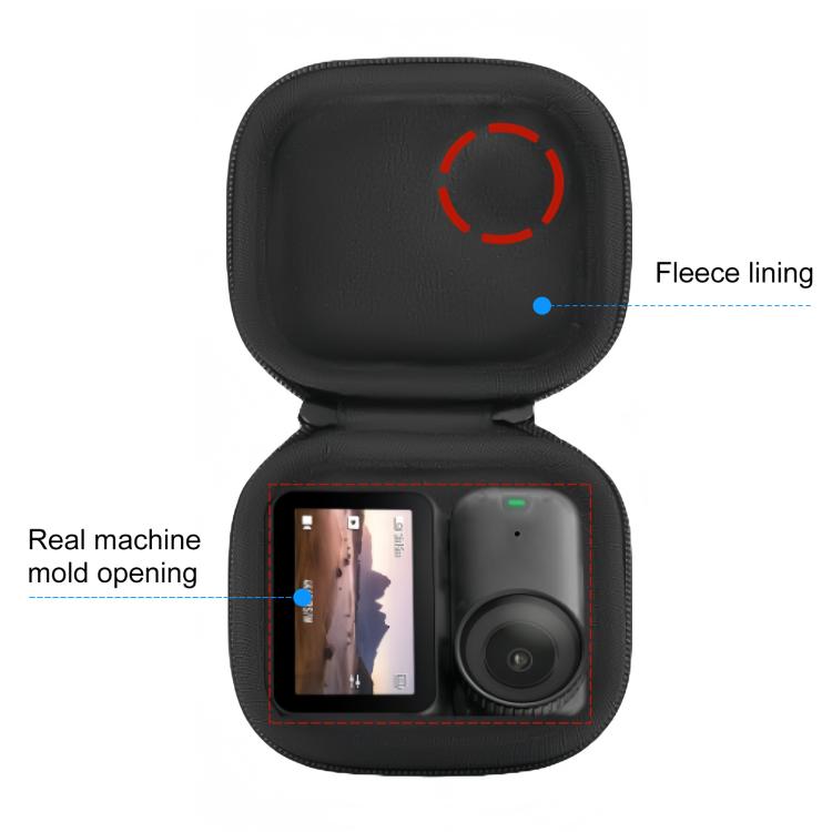 Bolsa de almacenamiento rígida portátil de EVA PULUZ Mini para DJI Osmo Nano