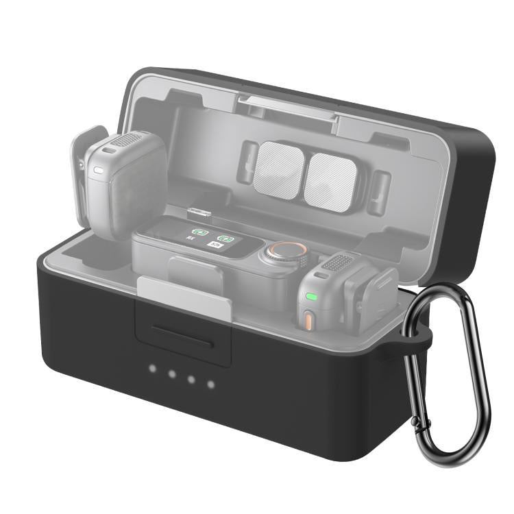 Funda protectora de silicona a prueba de arañazos para la funda de carga del micrófono DJI 3 PULUZ, For DJI Mic 3