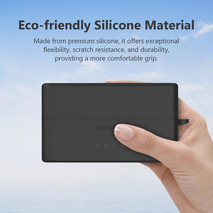 Funda protectora de silicona a prueba de arañazos para la funda de carga del micrófono DJI 3 PULUZ, For DJI Mic 3