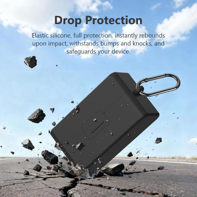 Funda protectora de silicona a prueba de arañazos para la funda de carga del micrófono DJI 3 PULUZ, For DJI Mic 3