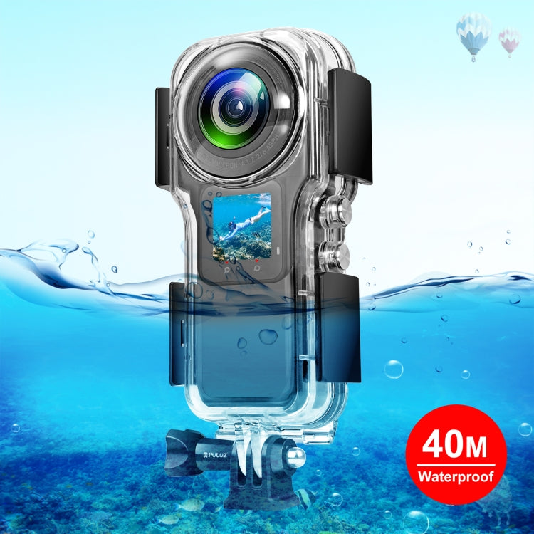 Para Insta360 One RS 1 pulgada 360 edición PULUZ 40m funda carcasa impermeable subacuática