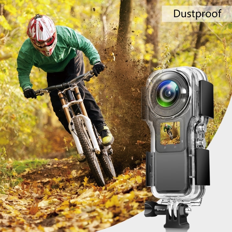 Para Insta360 One RS 1 pulgada 360 edición PULUZ 40m funda carcasa impermeable subacuática