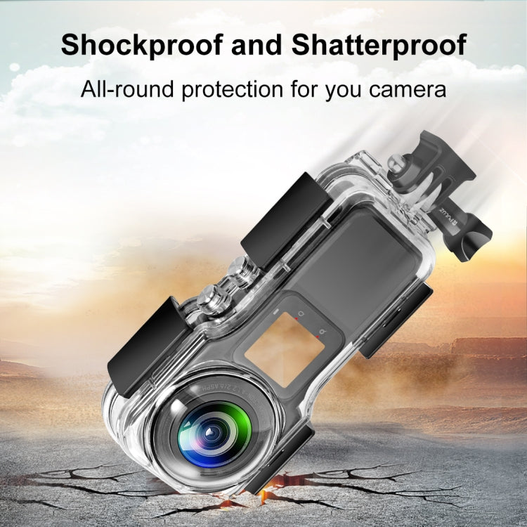 Para Insta360 One RS 1 pulgada 360 edición PULUZ 40m funda carcasa impermeable subacuática