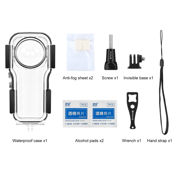 Para Insta360 One RS 1 pulgada 360 edición PULUZ 40m funda carcasa impermeable subacuática