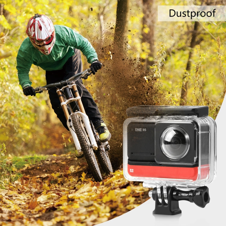 Para Insta360 One RS 360 Edition PULUZ 30m carcasa de buceo de profundidad subacuática carcasa impermeable, For Insta360 One RS 360 Edition Diving Case