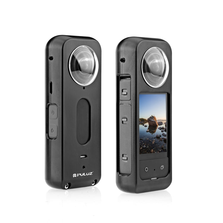 Para Insta360 X3 PULUZ Marco de carcasa protectora de Metal con Protector de lente, Metal Frame with Lens Protector US Stock, Metal Frame with Lens Protector