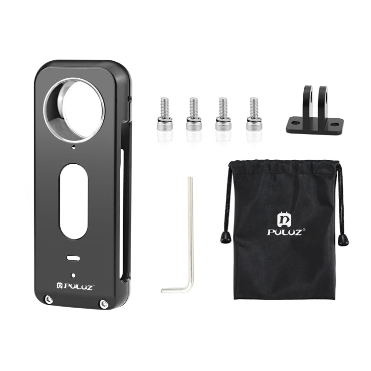 Para Insta360 X3 PULUZ Marco de carcasa protectora de Metal con Protector de lente, Metal Frame with Lens Protector US Stock, Metal Frame with Lens Protector