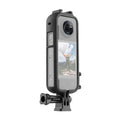 Para Insta360 X3 PULUZ Cold Shoe PC Marco protector de plástico con adaptador de montaje y tornillo, PC Frame