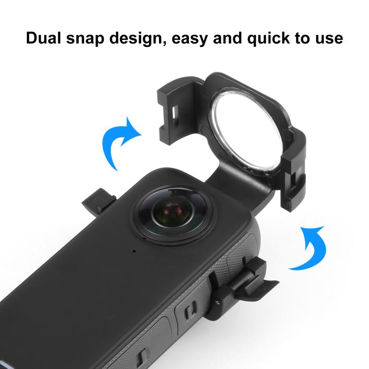 Para Insta360 X3 PULUZ cubierta protectora de lente, Lens Guard