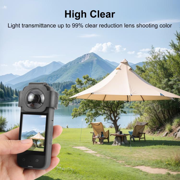 Para Insta360 X3 PULUZ cubierta protectora de lente, Lens Guard