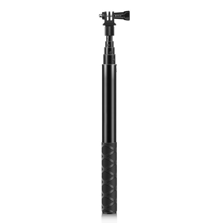 PULUZ Monopod de palo selfie de metal de 110 cm con base adaptadora invisible y tornillo para Insta360 One RS / X2 / X3, 110cm Monopod