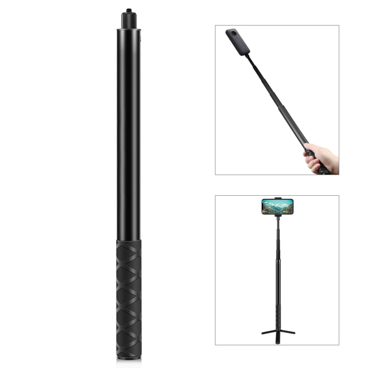 PULUZ 157cm Monopié Palo Selfie de Metal para Insta360 One RS / X2 / X3, 150cm Monopod