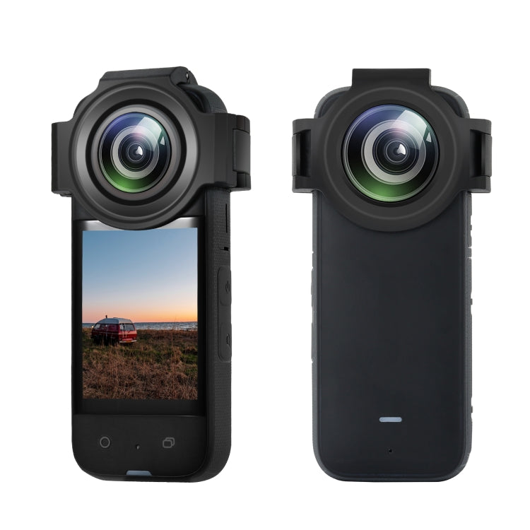 Para Insta360 X3 PULUZ actualización cubierta protectora de lente de vidrio óptico, Upgrade Lens Guard