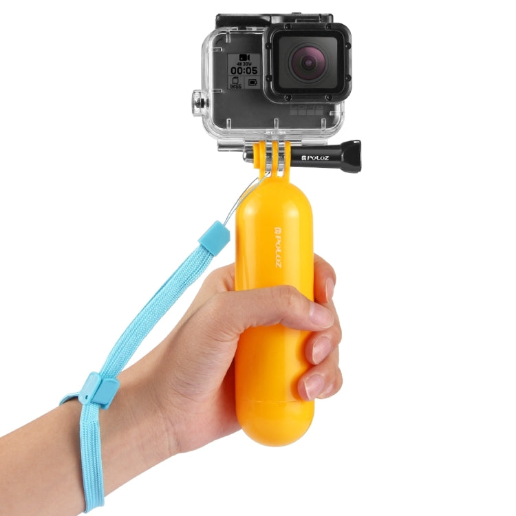 Mango flotante PULUZ Empuñadura Bobber con correa para GoPro Hero11 Black / HERO10 Black / HERO9 Black /HERO8 / HERO7 /6/5/5 Session /4 Session /4/3+ /3/2/1, Insta360 ONE R, DJI OsmoCámaras de acción y otras cámaras de acción, Bobber Hand Grip