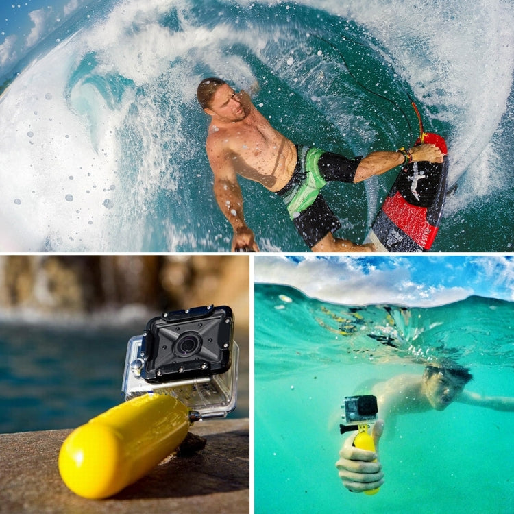Mango flotante PULUZ Empuñadura Bobber con correa para GoPro Hero11 Black / HERO10 Black / HERO9 Black /HERO8 / HERO7 /6/5/5 Session /4 Session /4/3+ /3/2/1, Insta360 ONE R, DJI OsmoCámaras de acción y otras cámaras de acción, Bobber Hand Grip